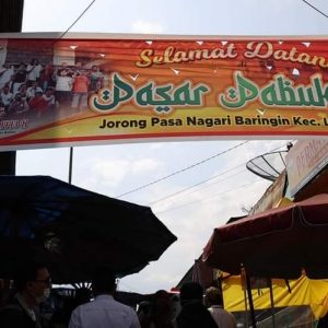 Pasa Pabukoan di Pasar Batusangkar , Bangkitkan Ekonomi Masyarakat