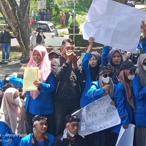 Inilah Tuntutan Aksi Demo Mahasiswa Tanah Datar