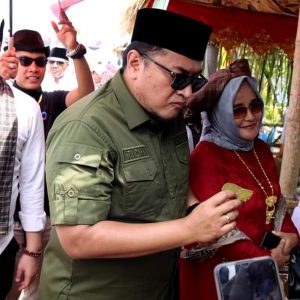 Wabup Richi Aprian Buka Aua Sarumpun Geopark Festival 2022