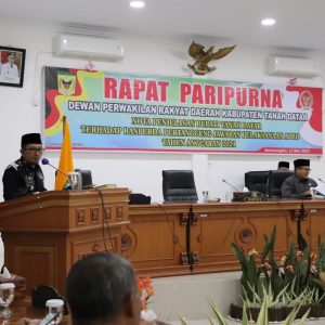 Paripurna Penyampaian Nota Pengantar Ranperda APBD Tahun 2021
