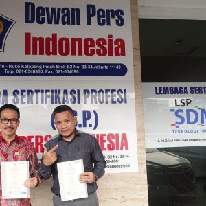 BNSP dan LSP Pers Indonesia Resmi Terbitkan Sertifikat Kompetensi Wartawan