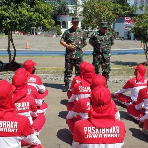 Protokol Kotargab II/Bandung Tinjau Latihan Paskibraka Jabar