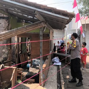 Rumah Seorang Penjaga Sekolah Hangus Terbakar di Cijeruk Bogor