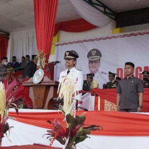 IRUP BUPATI SAFARUDDIN, UPACARA HUT KE-77 KEMERDEKAAN RI DI LIMAPULUH KOTA KHIDMAT
