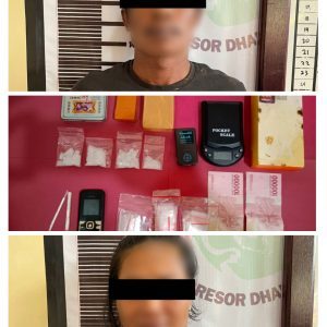 Dua Orang Pengedar Narkoba Dibekuk Satresnarkoba Polres Dharmasraya