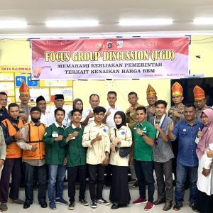 Harga BBM Naik Polres Dharmasraya adakan Forum Group Discussion FGD