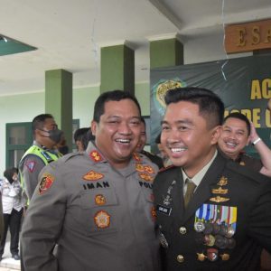 HUT TNI Ke 77, Jajaran Polres Bogor Bogor Berikan Kejutan ke Kodim 0621 Kabupaten Bogor
