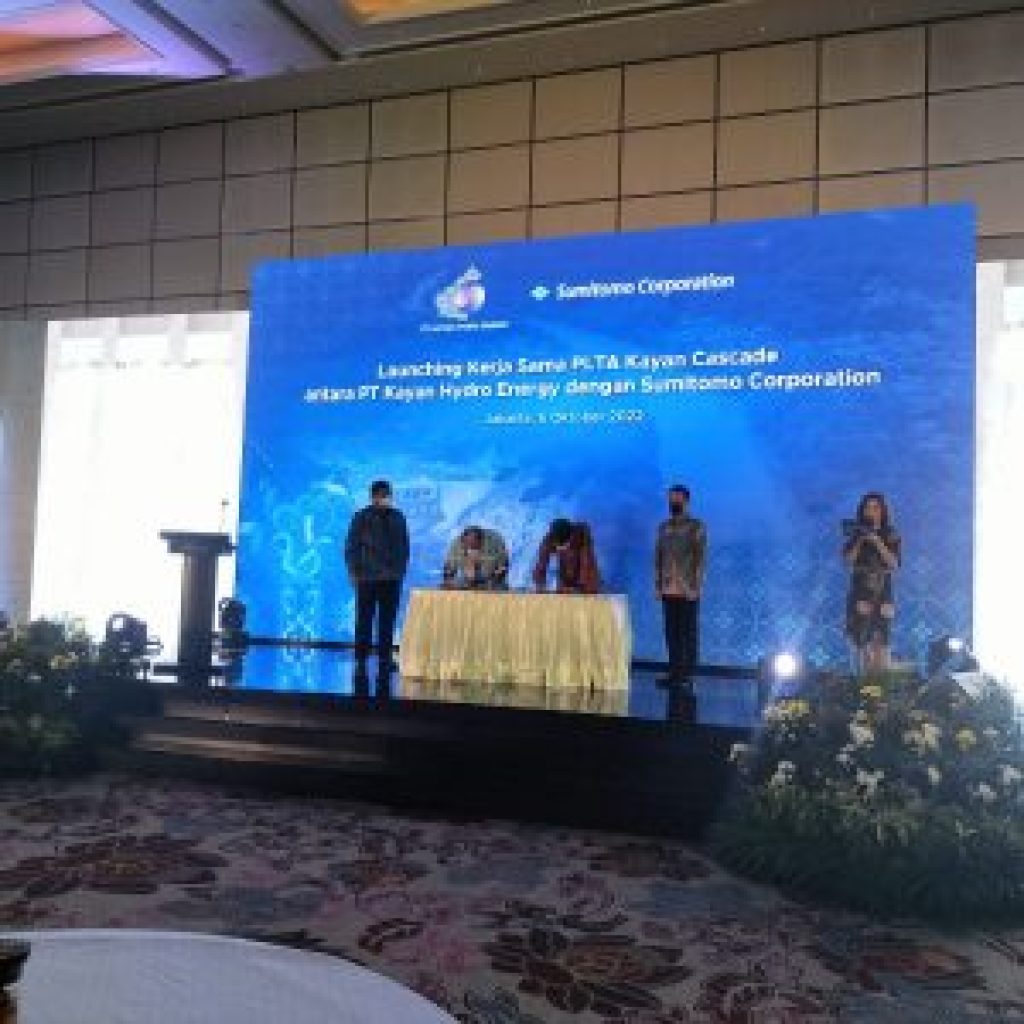 Sah, Sumitomo Sepakat Kerja Sama dengan PT KHE Bangun PLTA Kayan Cascade