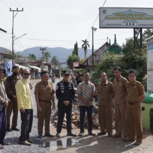 TINJAU PENGERJAAN JALAN, BUPATI SAFARUDDIN: AKSES MENUJU KAWASAN WISATA KAPALO BANDA, AKHIR TAHUN LANCAR