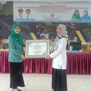 DITUNJANG DAK Rp 1,7 M LIMAPULUH KOTA RAPATKAN BARISAN TURUNKAN ANGKA STUNTING