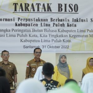 PERINGATI BBN, PEMKAB LIMAPULUH KOTA LUNCURKAN TARATAK BISO DAN SELENGGARAKAN SEJUMLAH LOMBA BAGI PELAJAR