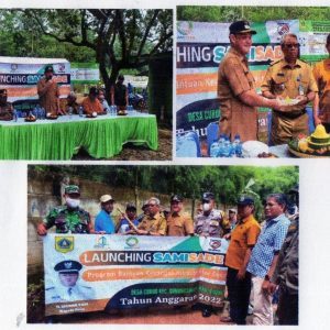 Desa Curug Lounching Program Samisade Bangun Drainase dan Betonisasi Jalan Tahun 2022