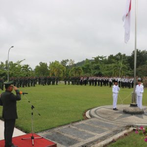 DANDIM 0306/50 KOTA IRUP, UPACARA PERINGATAN ke-77 HARI PAHLAWAN NASIONAL KHIDMAT