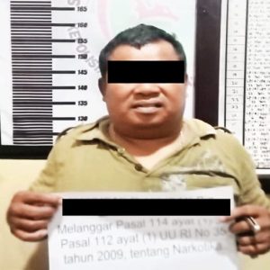Satresnarkoba  Polres Dharmasraya Amankan Seorang Pemuda Penjual Narkotika Jenis Sabu