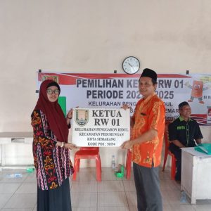 Pesta Demokrasi, Pemilihan  Ketua RW 01 Kelurahan Penggaron Kidul Semarang Periode 2022 – 2025