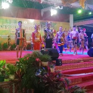 Malam Ketiga Di Pentas Seni Budaya Adat Dayak Ke VIII, Peragaan Busana khas Dayak