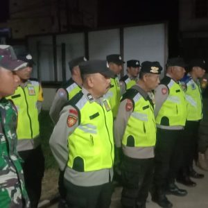 Apel Gabungan Dalam Rangka Pengamanan Malam Tahun Baru 2023 di Wilayah Hukum Polsek MHS