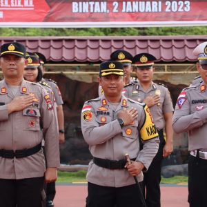 27 Personel Polres Bintan Naik Pangkat
