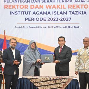 Pelantikan Rektor Institut Tazkia Periode 2023-2027