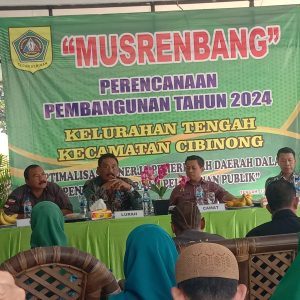 Musrenbang Kelurahan Tengah Perencanaan Pembangunan Infrastruktur  Tahun 2024