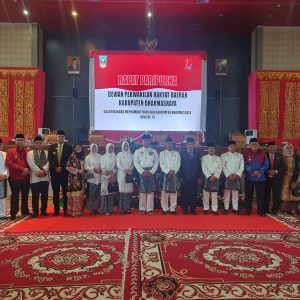 Hadiri Rapat Paripurna HUT Dharmasraya Ke 19, Wako Rida Ananda : Tahniah, Semoga Semakin Maju Dan Berkembang