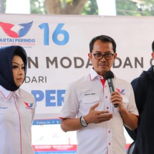 Bagikan Gerobak, Sekjen: Komitmen Kesejahteraan Partai Perindo terkait dengan UMKM