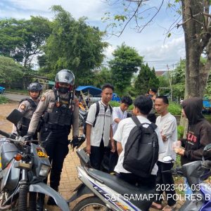 Antispasi Terjadinya Kembali Aksi Tawuran Pelajar, Sat Samapta Polres Bogor Gelar Patroli di Jam Rawan Kepulangan Pelajar