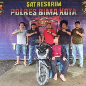 Seorang Pembeli Motor Curian Digelandang Tim Puma 1, Identitas Pencurinya Telah Dikantongi dan Tengah Diburu