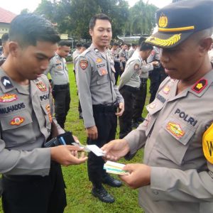Kapolres Bima AKBP Hariyanto SH SIK, Lakukan Tehnical Inspeksion Personel 