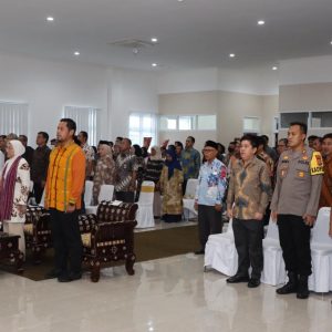 Kapolres Lotara Hadiri dan Brikan Pengamanan Kunjungan Kerja KEMENKER