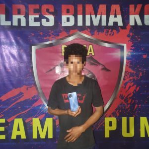 Gondol Handphone Saat Korban Tidur, Pria ini Dicokok Tim Opsnal Reskrim Polres Bima Kota