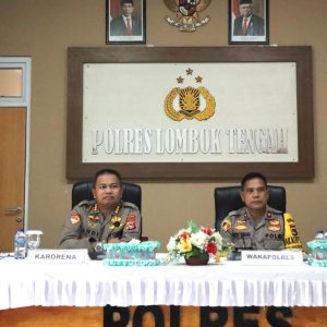 Karorena Polda NTB dan Tim Laksanakan Bintek ABK, SIK3 Sirena dan Asistensi di Polres Loteng