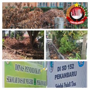 Luar Biasa Dukung Program Pemko akan Sampah, Kinerja Kepsek SD Negeri 22 dan 152 Patut Dipertanyakan?