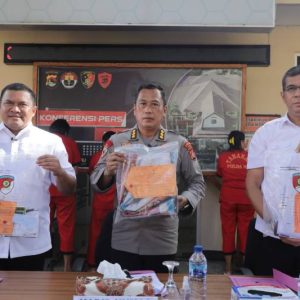 Polda NTB Gelar Konferensi Pers Pengungkapan Kasu Judi di NTB