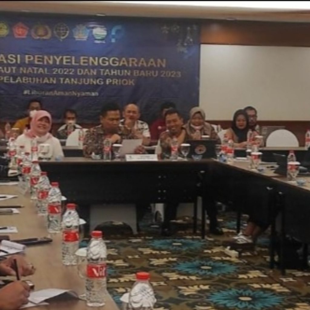 Perkuat Sinergitas, Komandan Satlinlamil 1 Hadiri Evaluasi Angkutan Nataru