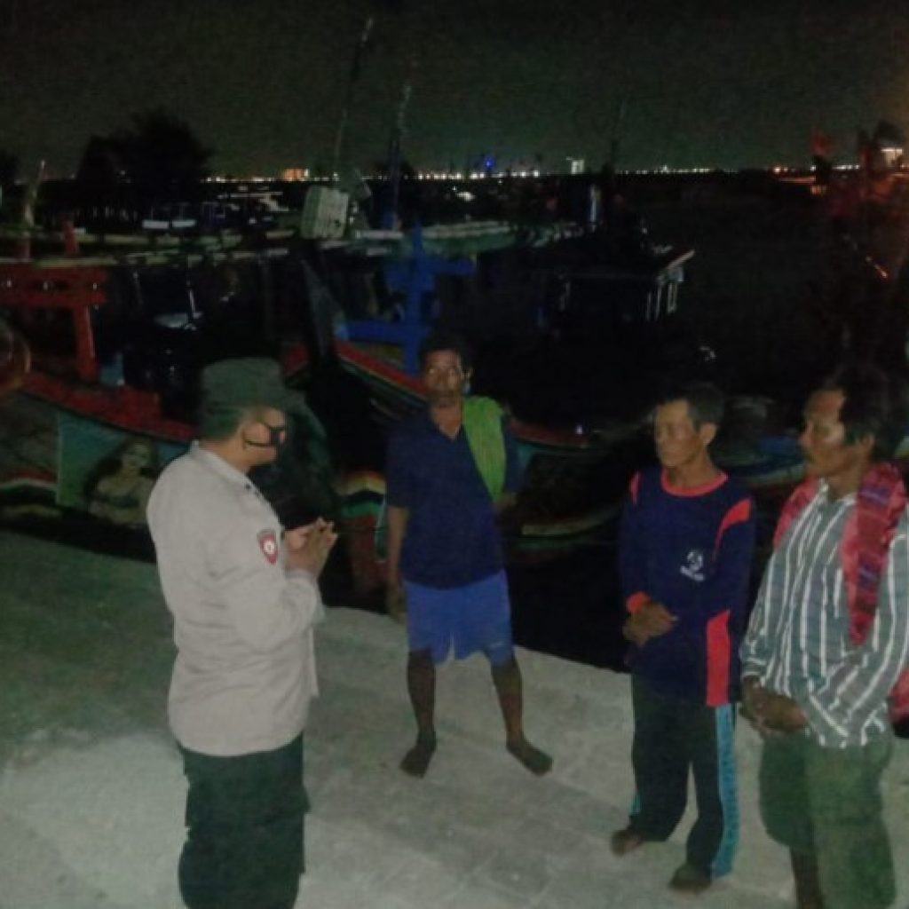Cegah Guantibmas, Patroli Malam Dilaksanakan Polsek Kepulauan Seribu Selatan