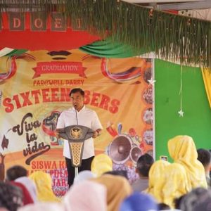 Sutan Riska Hadiri Acara Perpisahan SMAN 2 Pulau Punjung