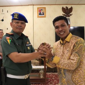 Pj. Wako Payakumbuh terima kunjungan kerja Dandenpom 1/4 Padang