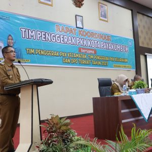 Buka Rakor TP-PKK Kota Payakumbuh Tahun 2023, Pj. Wako Rida Ananda Harapkan PKK Dapat Membuat Program Yang Bersentuhan Dengan Arahan Presiden RI