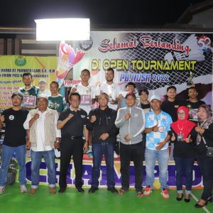 Kejuaraan Badminton Di NDB Resmi Ditutup Wako Rida Ananda