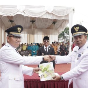 Sertijab Camat Harau, Bupati Safaruddin Harapkan Kompetensi Camat dalam Memimpin Kecamatan Multi Etnis