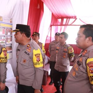 Kapolres Bogor Dampingi Tim Asistenti Polda Jabar Tinjau Pos Pam Lodaya 2023 di Wilayah Hukum Polres Bogor