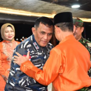 Akhiri Ramadhan, Danlantamal XII Semarakkan Festival Meriam Karbit Kota Pontianak Tahun 2023