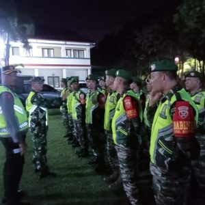 Patroli Terpadu TNI – POLRI Dalam Amankan Malam Takbiran di Tabanan