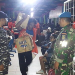 Lanal Bintan Laksanakan Pengamanan Lebaran Arus Mudik dan Arus Balik