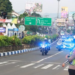 Pihak Kepolisian Polres Bogor Berlakukan Sistem Ganjil Genap Saat Weekend