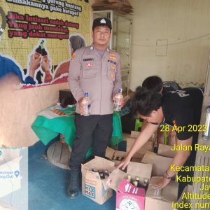 Respon Cepat Aduan Masyarakat, Polsek Parung Amankan Berbagai Jenis Minuman Keras