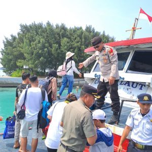 Pos Pengamanan Ops Ketupat Kaya 2023 Pulau Tidung Humanis Melayani Masyarakat