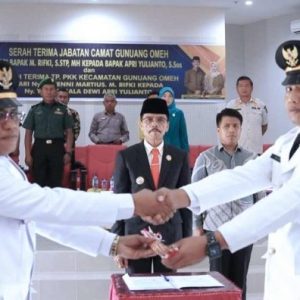 Sertijab Camat Gunuang Omeh Dan Bukit Barisan Berlangsung Khidmat