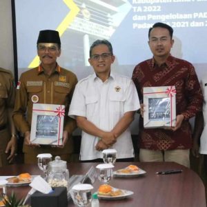 Lima Puluh Kota Terima LHP Kepatuhan Atas Belanja Daerah Tahun 2022 Dari BPK RI Wilayah Sumbar